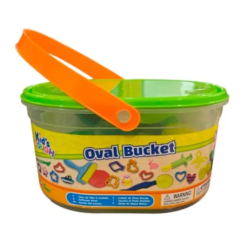 Kids Dough Oval Bucket 56g - 4 Pack