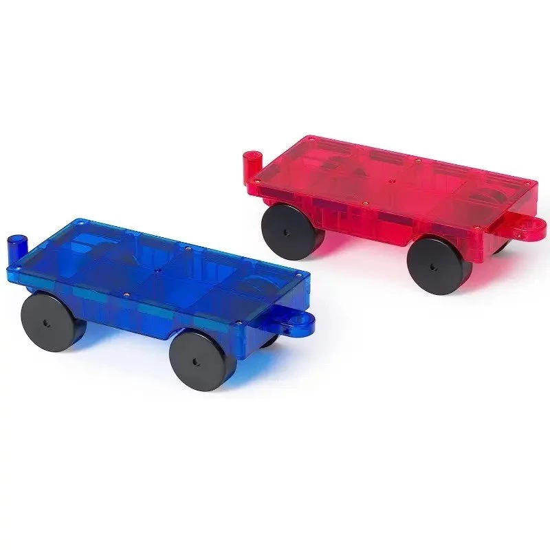 Wonder Mags Magnetic Tiles 2 Pcs Car