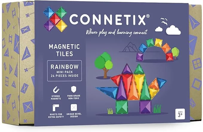 CONNETIX - Rainbow Mini Pack, 24 Pieces