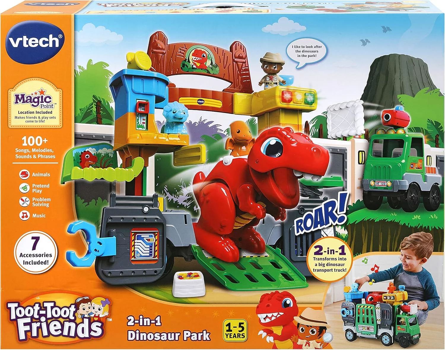 VTech Toot-Toot Friends 2-In-1 Dinosaur Park