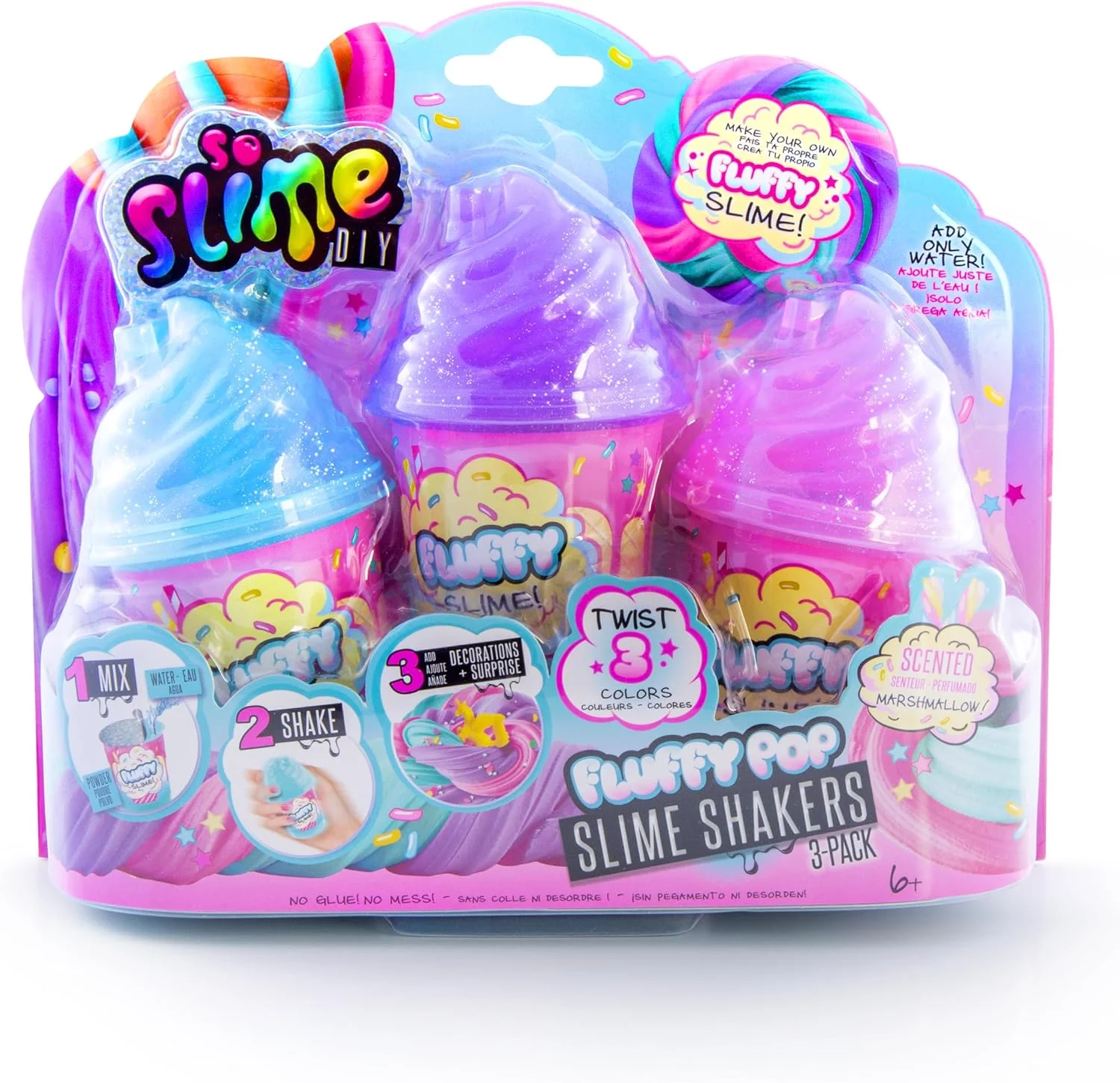 So Slime DIY Fluffy Slime Shakers 3 Pack