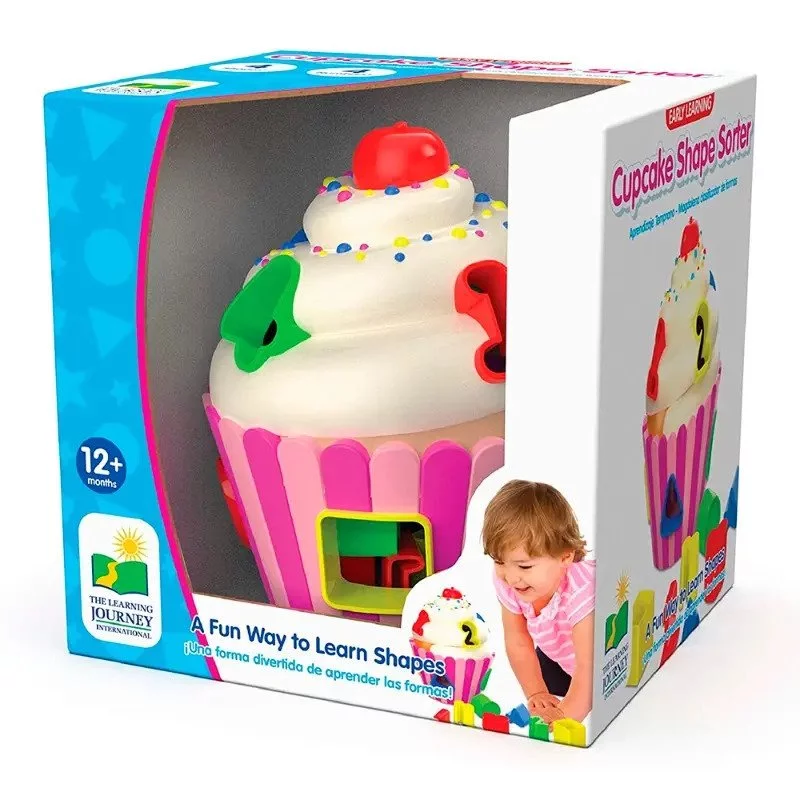 The Learning Journey Early Learning Cupcake Shape Sorter
