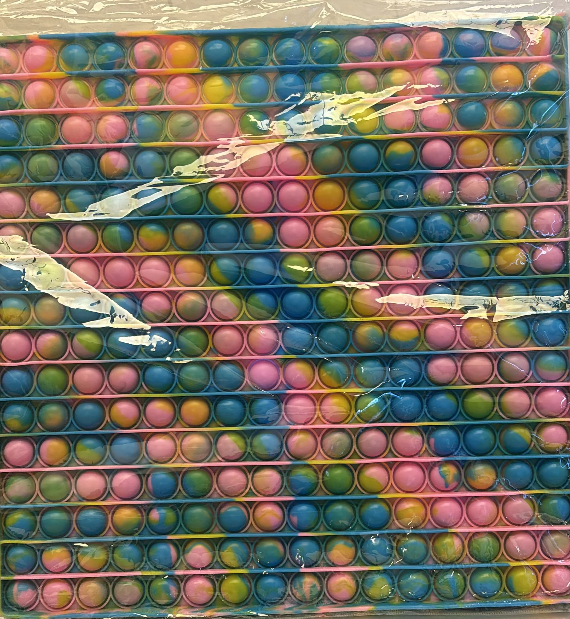 Push Pop Bubble Fidget Sensory Toy-Rainbow