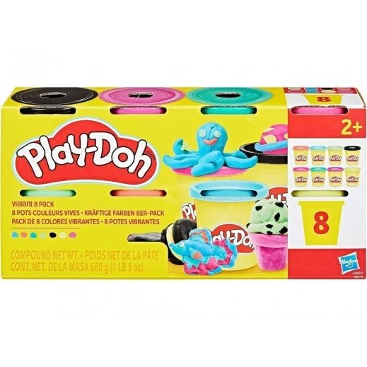 Play-Doh - 8 Pack Assorted Colors