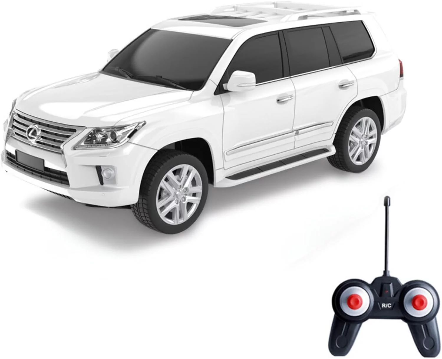 RC Cars Lexus LX570 White – 1: 24 Scale