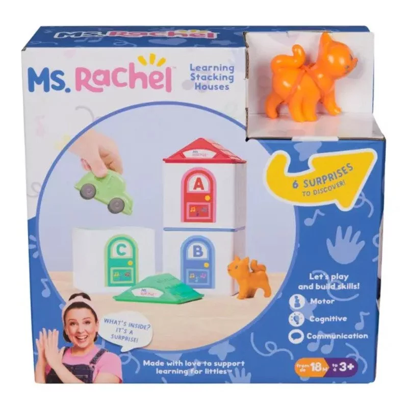 Ms. Rachel - Stacking Surprise Houses
