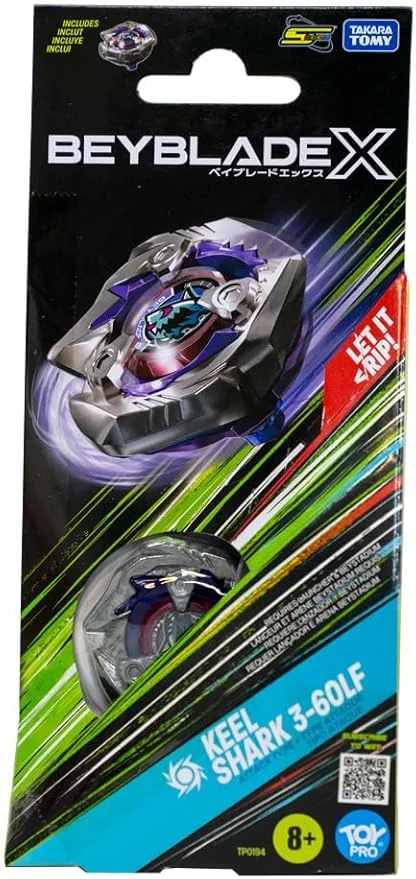 BEYBLADE X Takara Tomy Keel Shark 3-60LF Booster Pack Set