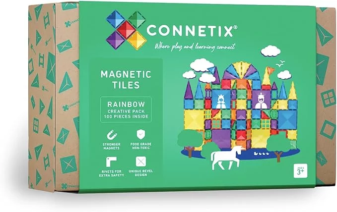 CONNETIX - Rainbow Creative Pack, 100 Pieces