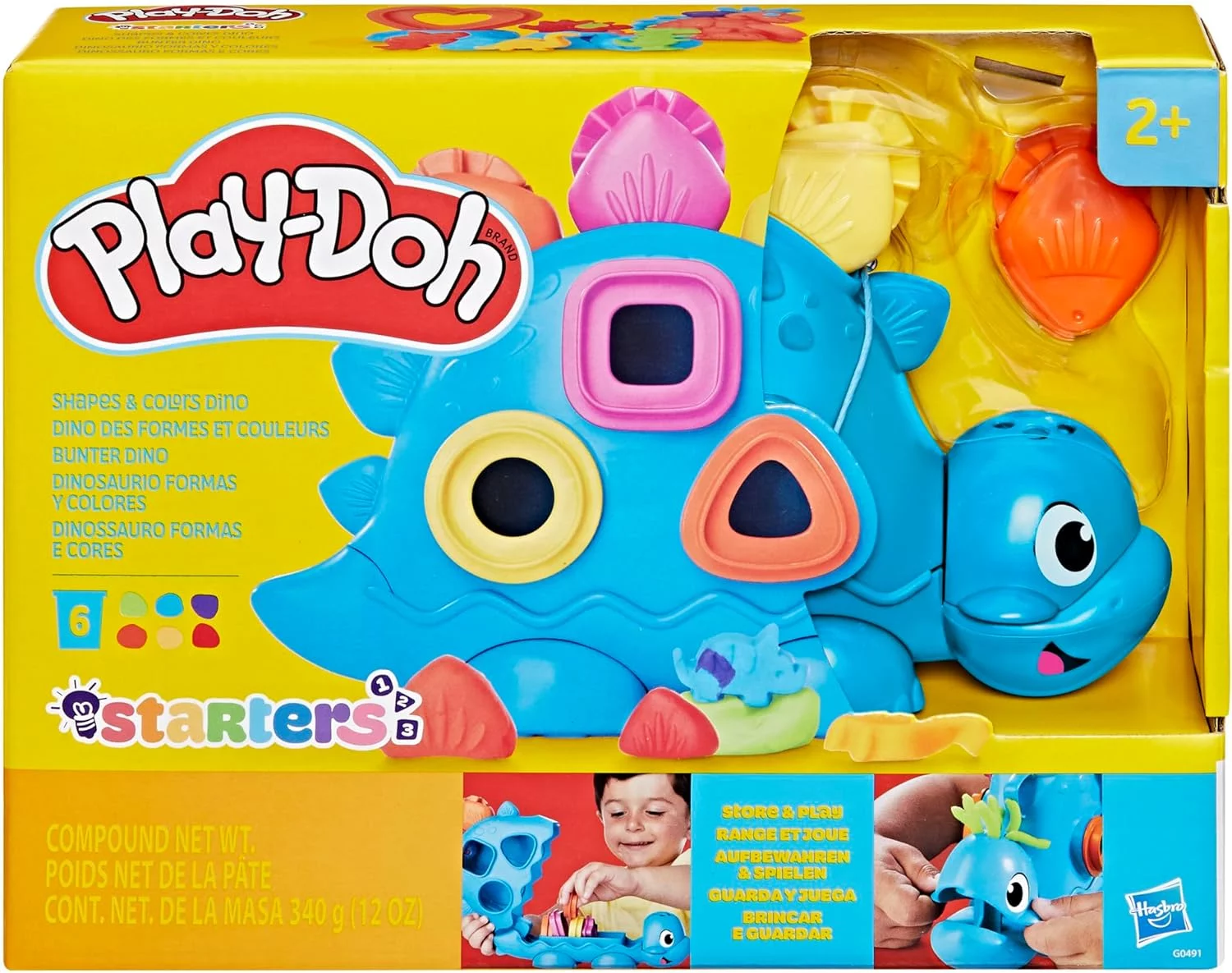 Play-Doh - Shapes & Colors Dino Starter Set