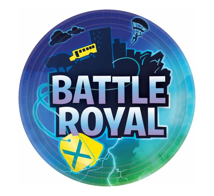 Fortnite Battle Royal 23cm Paper Plates (8 Pieces)