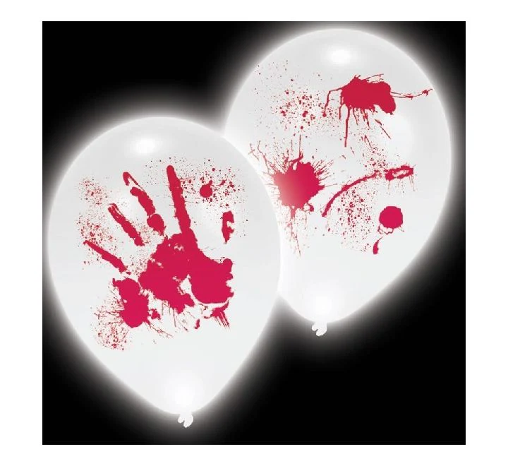 Bloody LED Baloons ( 4 Pieces )