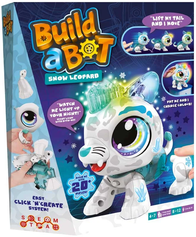 Build A Bot Snow Leopard
