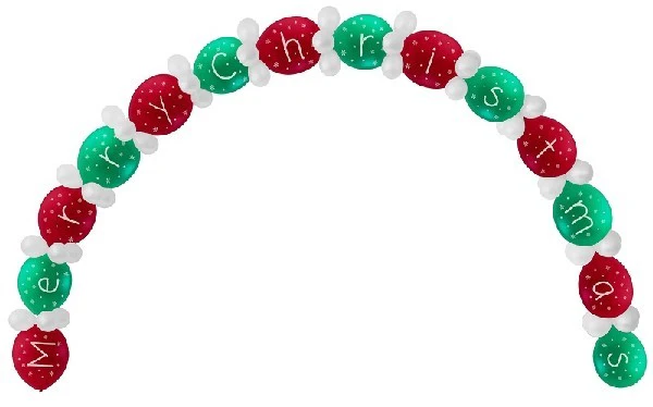 Christmas Balloon Arch