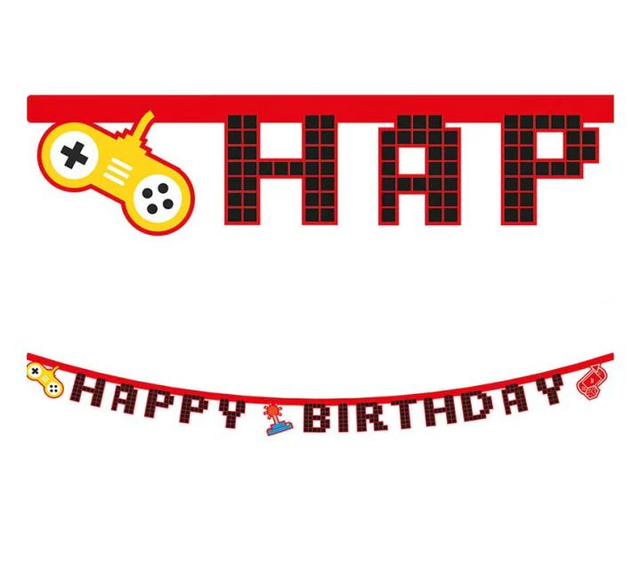 Gaming Party (Happy Birthday) Banner