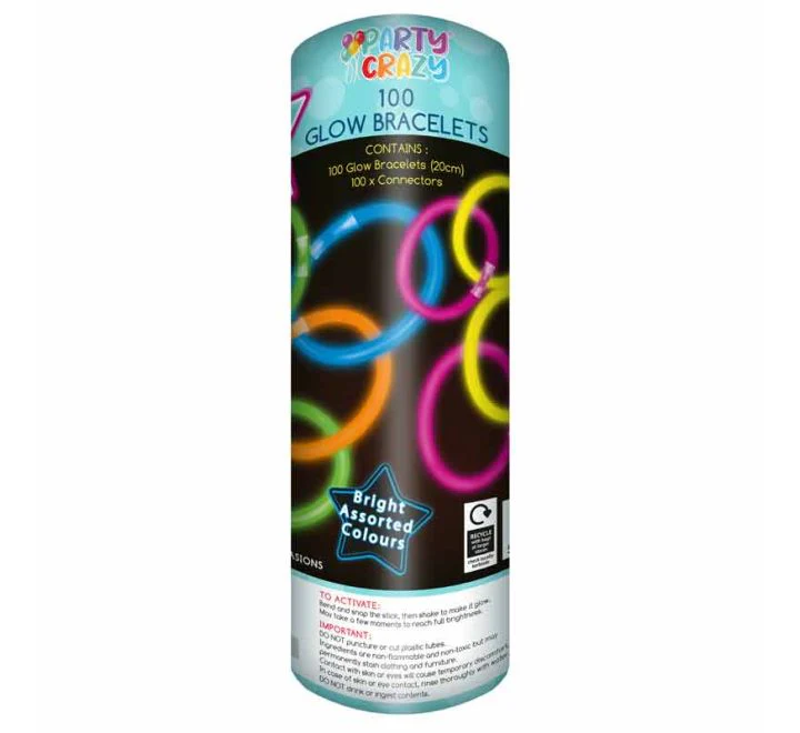 Glow Bracelets 100 PK