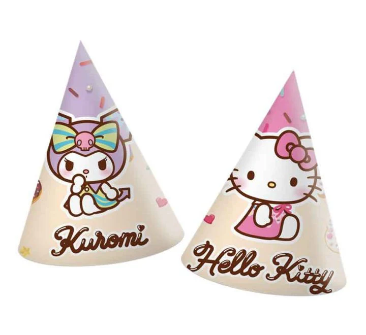 Hello Kitty & Kuromi Paper Hats