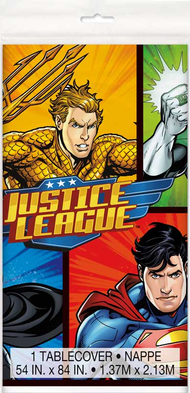 Justice League Plastic Table Cover