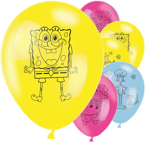 Sponge Bob Balloons - 11" Latex