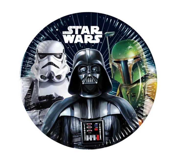 Star Wars Plates ( 8 Pieces )