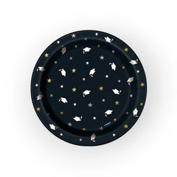 Stars & Caps Graduation Plates
