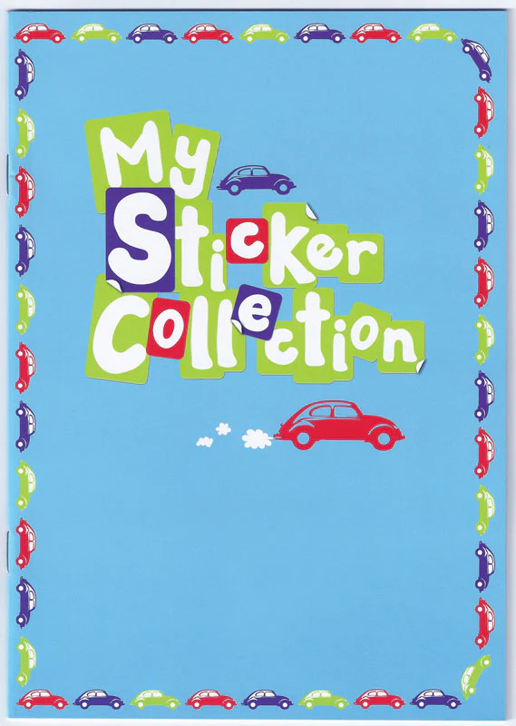 Sticker Album Blue