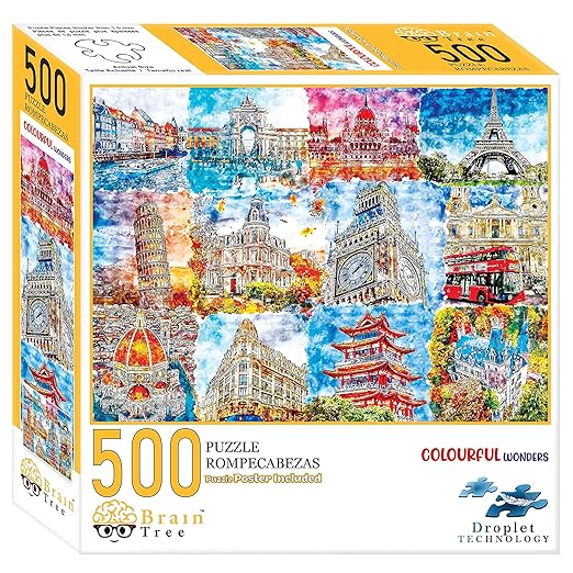 COLOURFUL WONDERS PUZZLE 500 PCS.