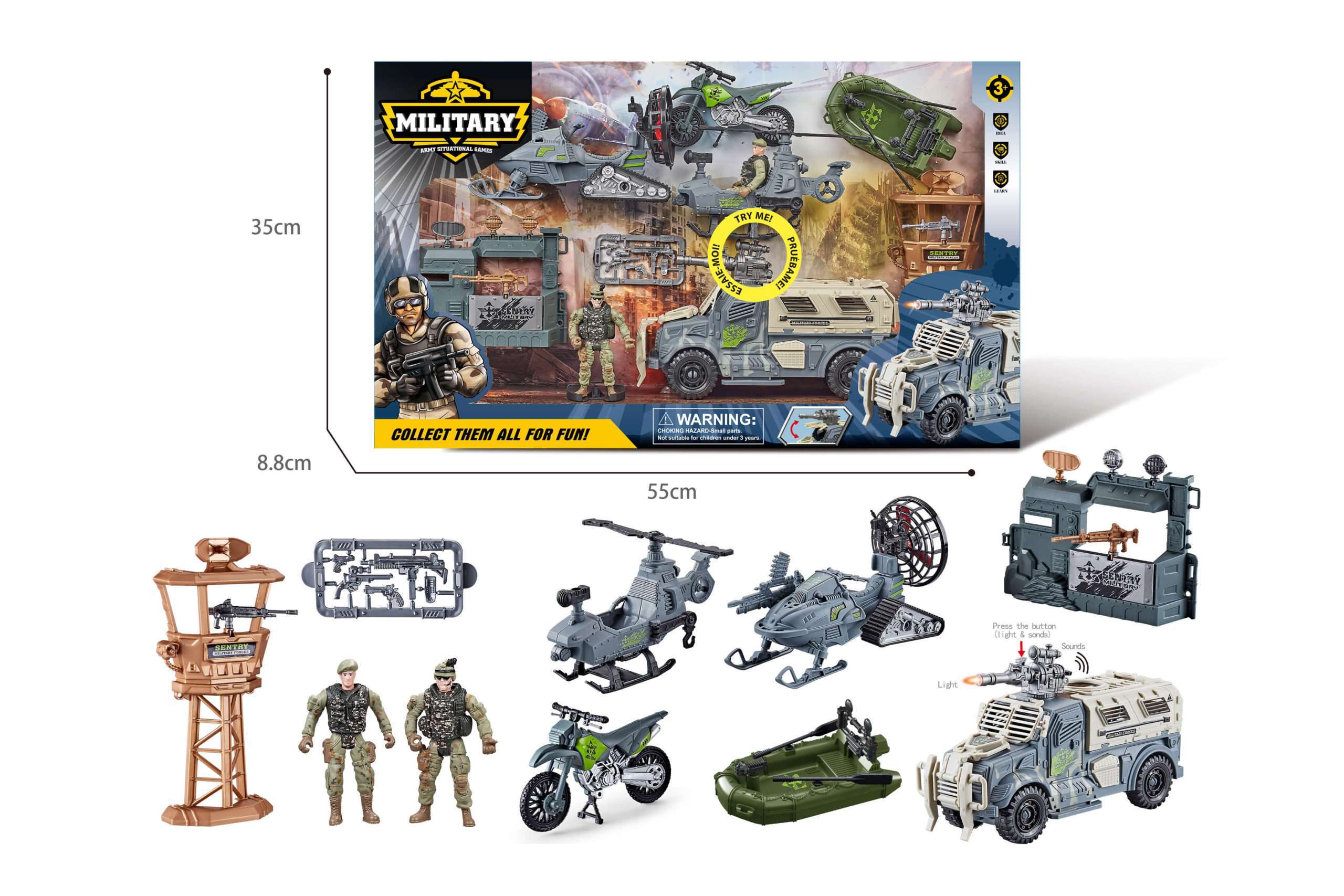 ARMY TOY SERIES Window box-F8-1A