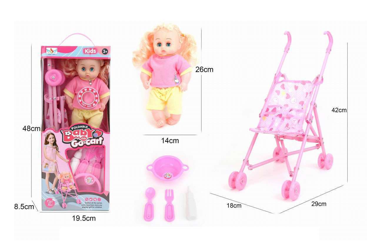 BABY DOLL&STROLLER Window box-835B-2