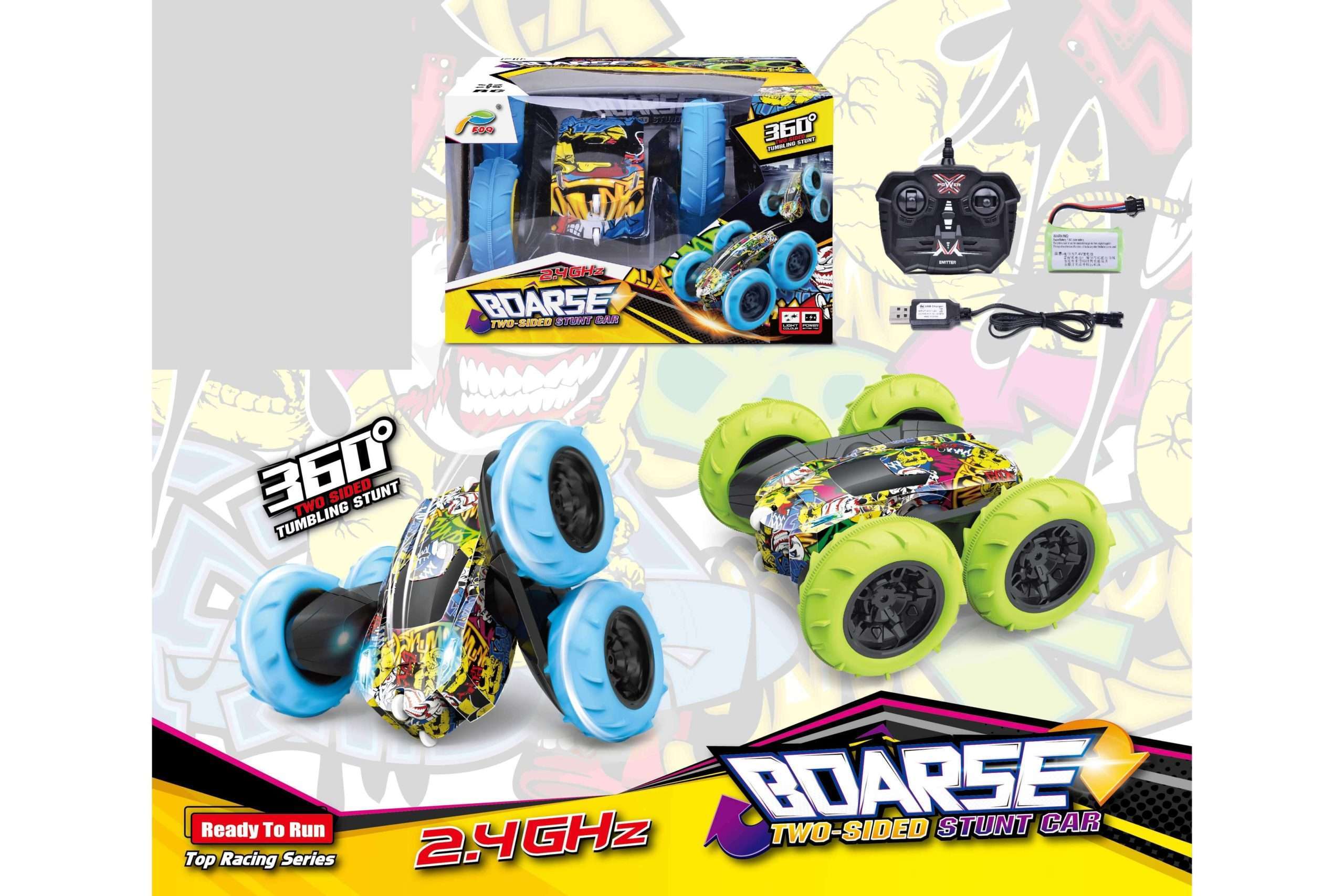 BOARSE 360 TWO SIDED STUNT CAR-809