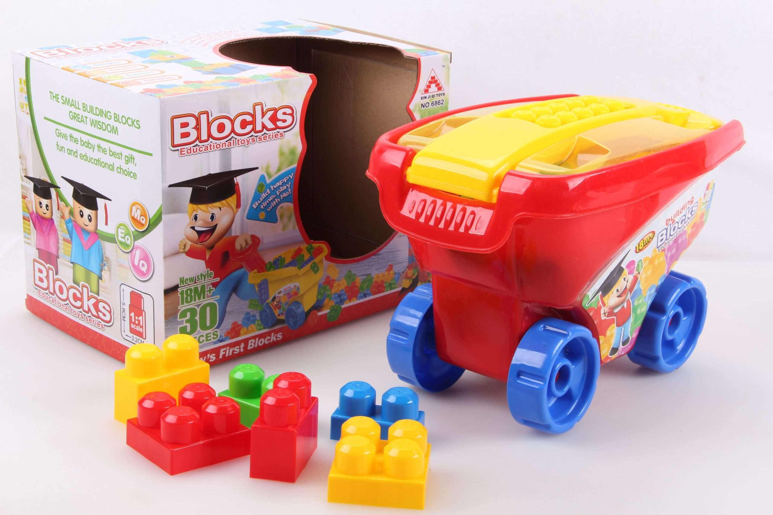 Building Blocks, Building Toys for Toddlers (30 Pieces)-6862