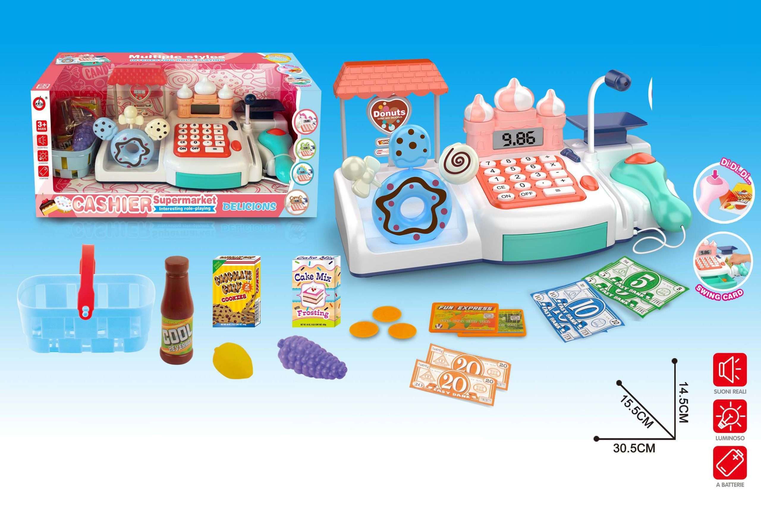 Casheir super market role play set-965-3