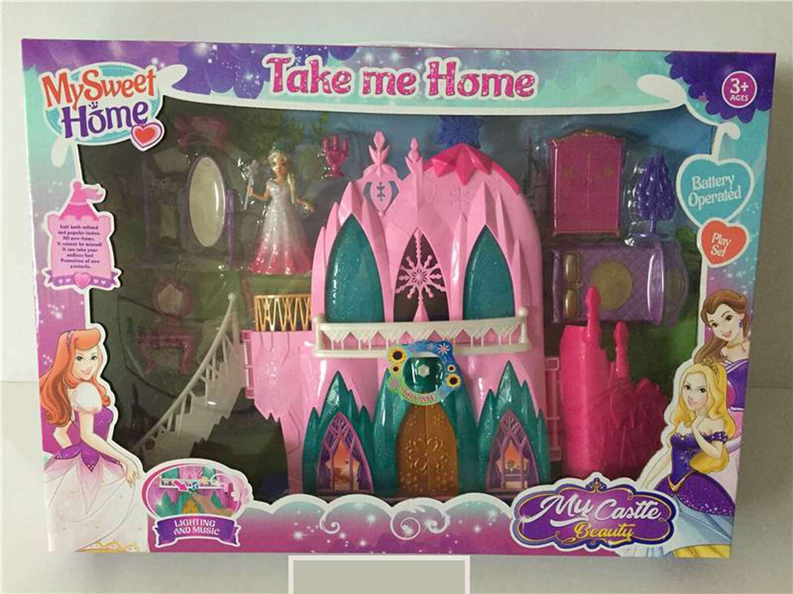 Children’s Play House DIY Princess Castle Villa-SG-29024