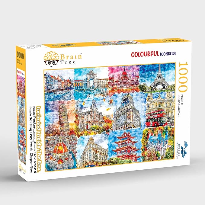 COLOURFUL WONDERS PUZZLE 1000 PCS.