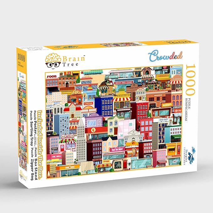CROWDED PUZZLE 1000 PCS.
