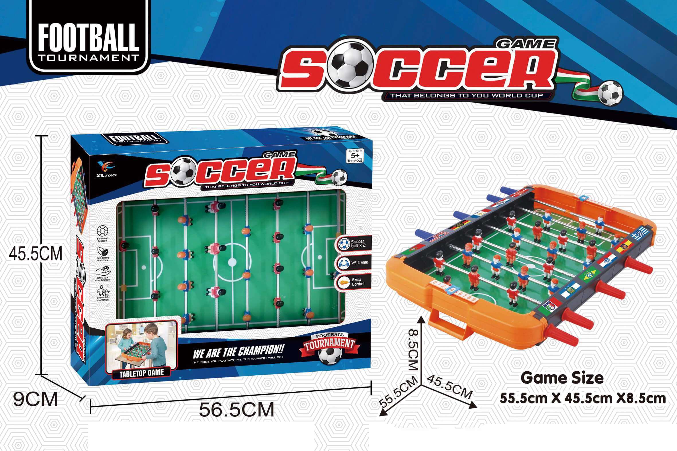 FOOTBALL TABLE Window box-2143