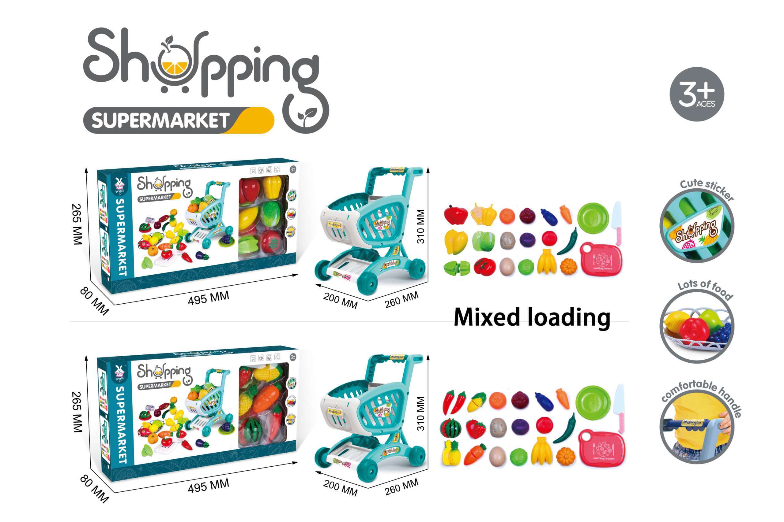 KITCHEN PLAYSET Window box-1018-91A