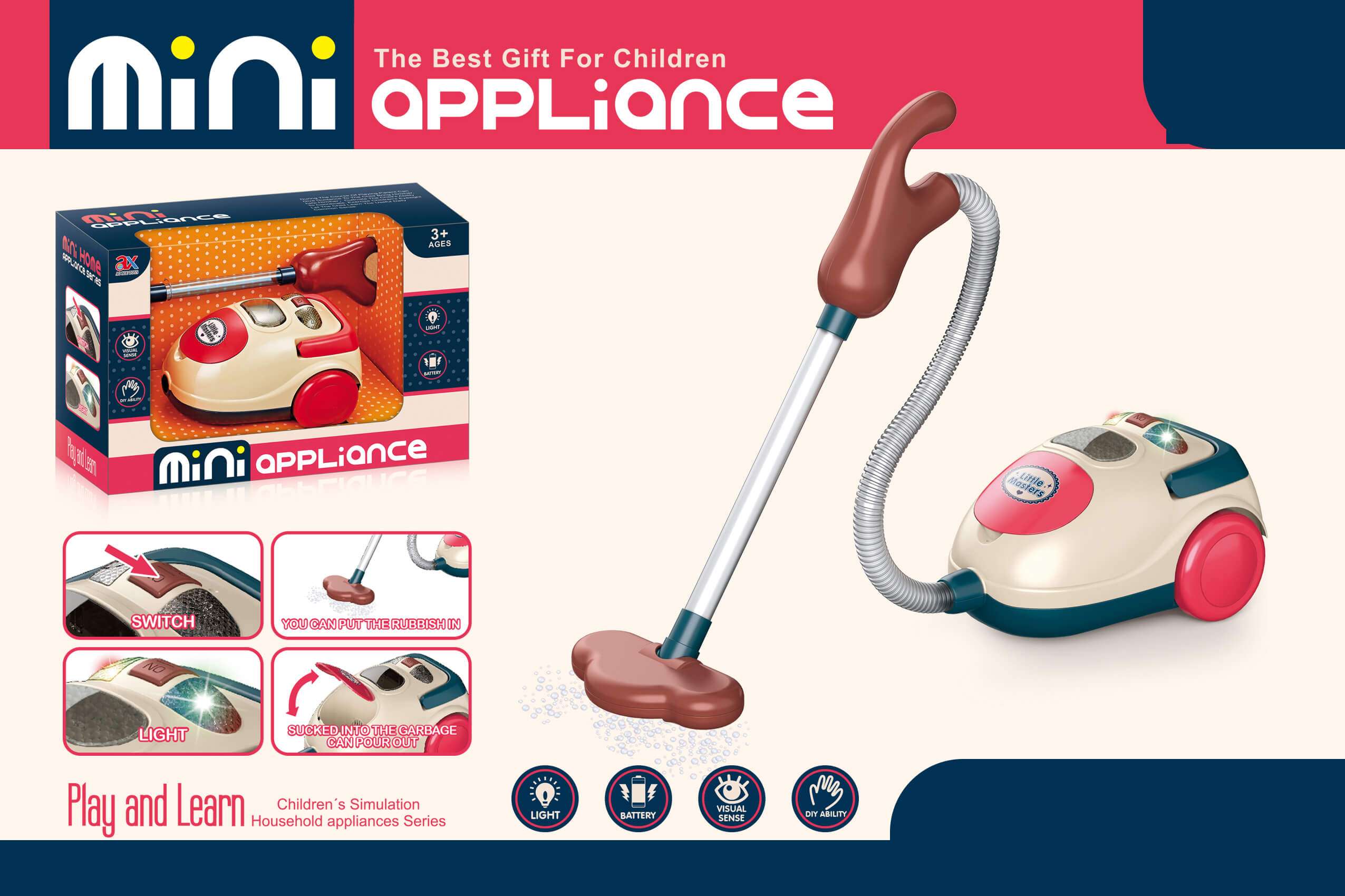 Mini Home Appliances Set Cleaning kit-6710A