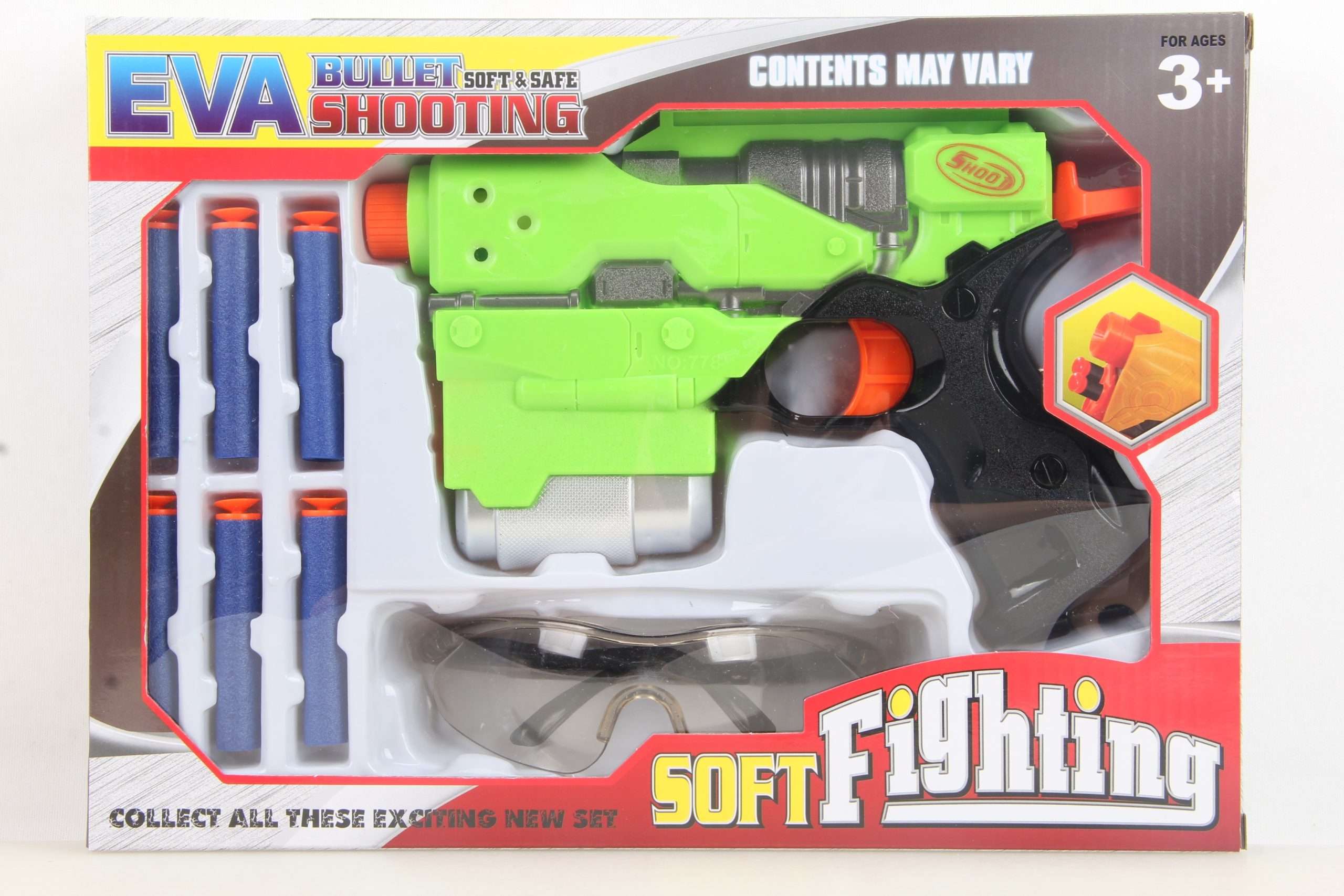 Plastic Air Blaster Soft Shooting Gun-778G