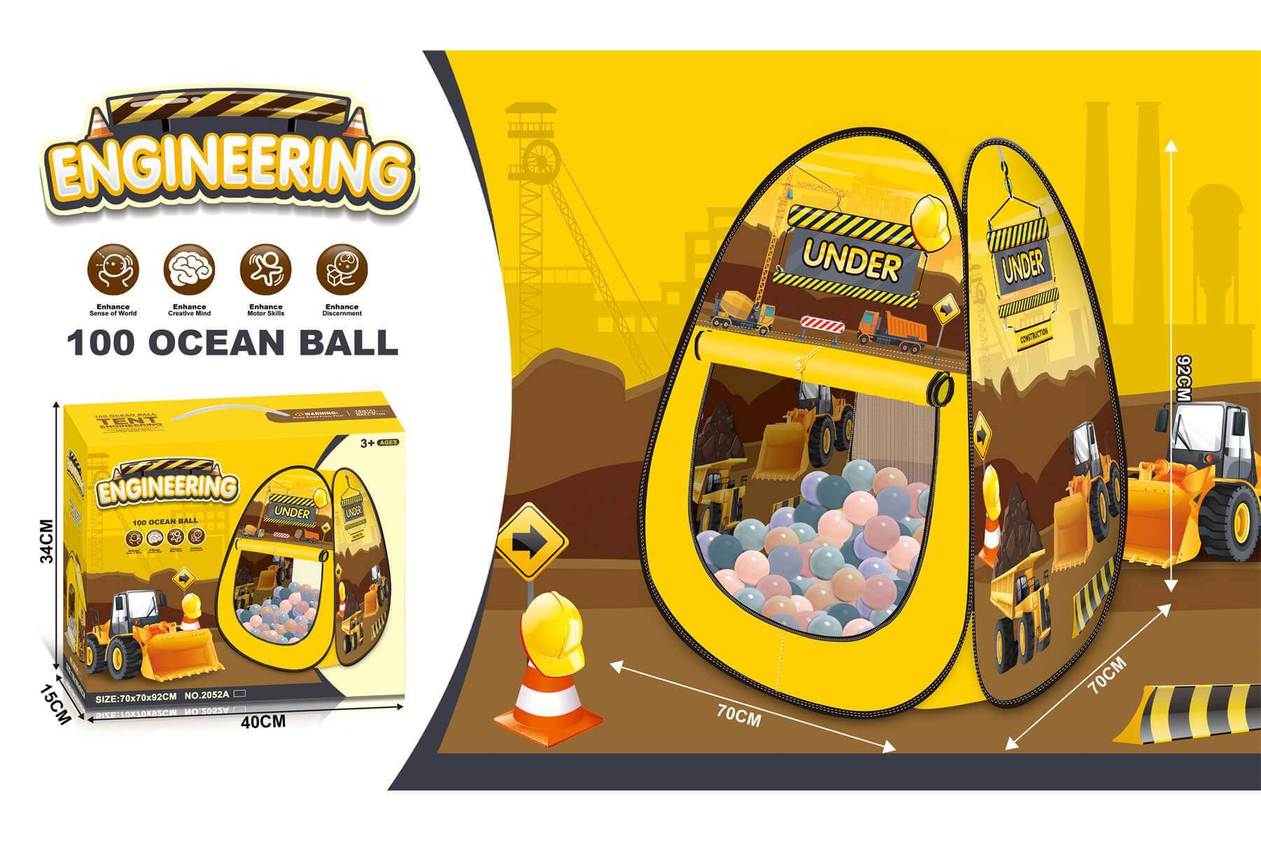 TOY TENT Color box-2052A