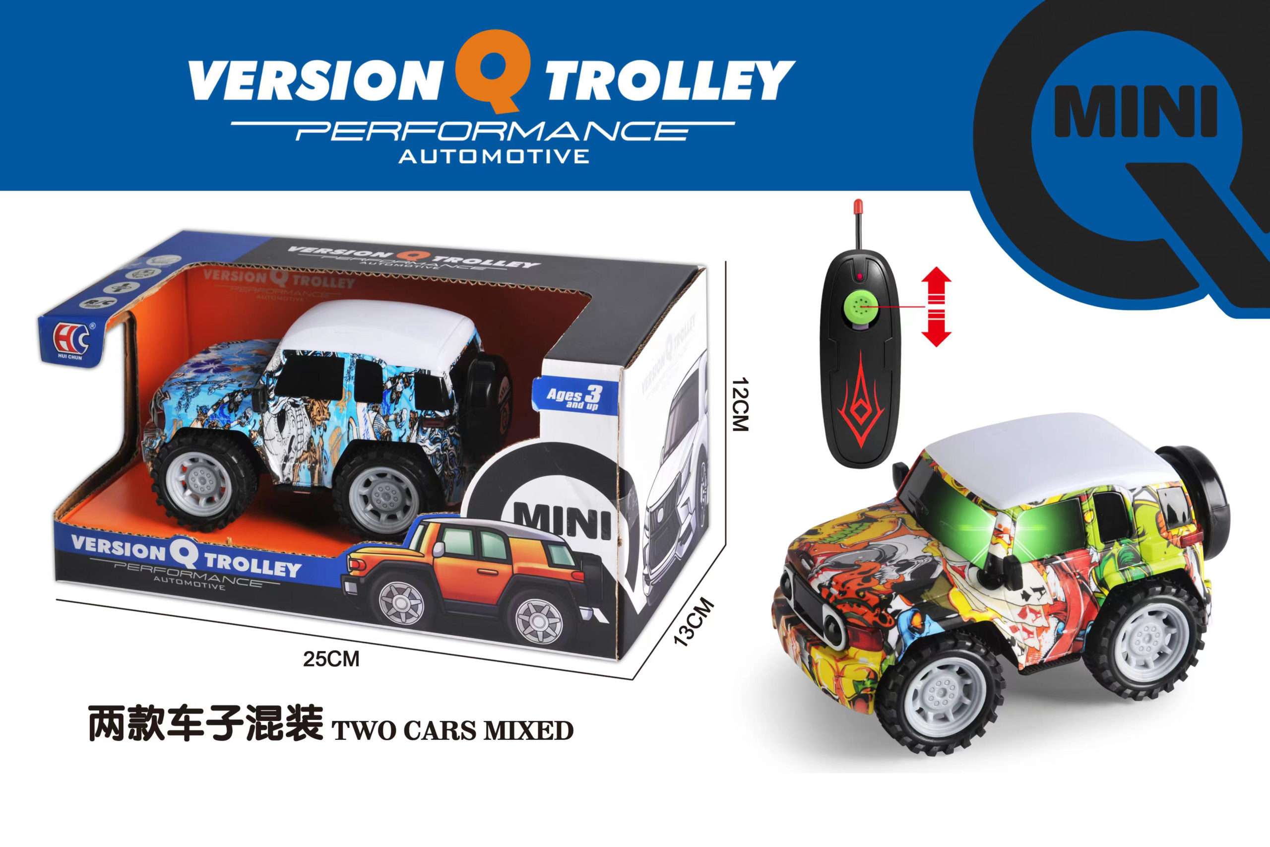 VERSION Q TROLLEY MINI REMOTE CONTROL CAR-L2202C