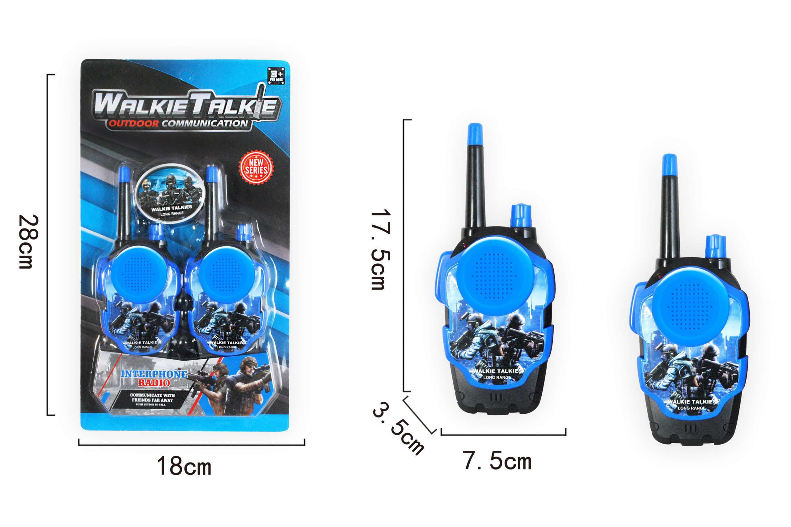 WALKIE TALKIE Blister card-1569-4