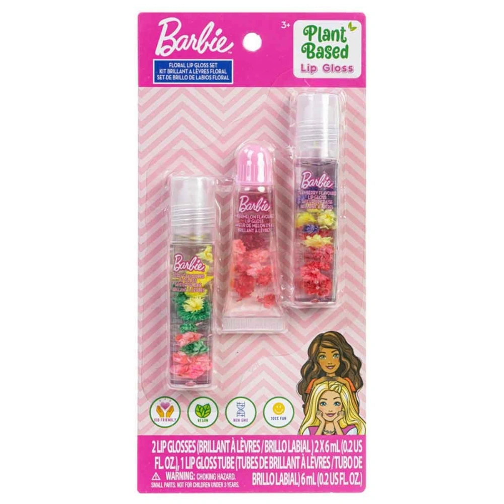 3 PK FLOATING FLORAL LIP GLOSS PLANT BASED