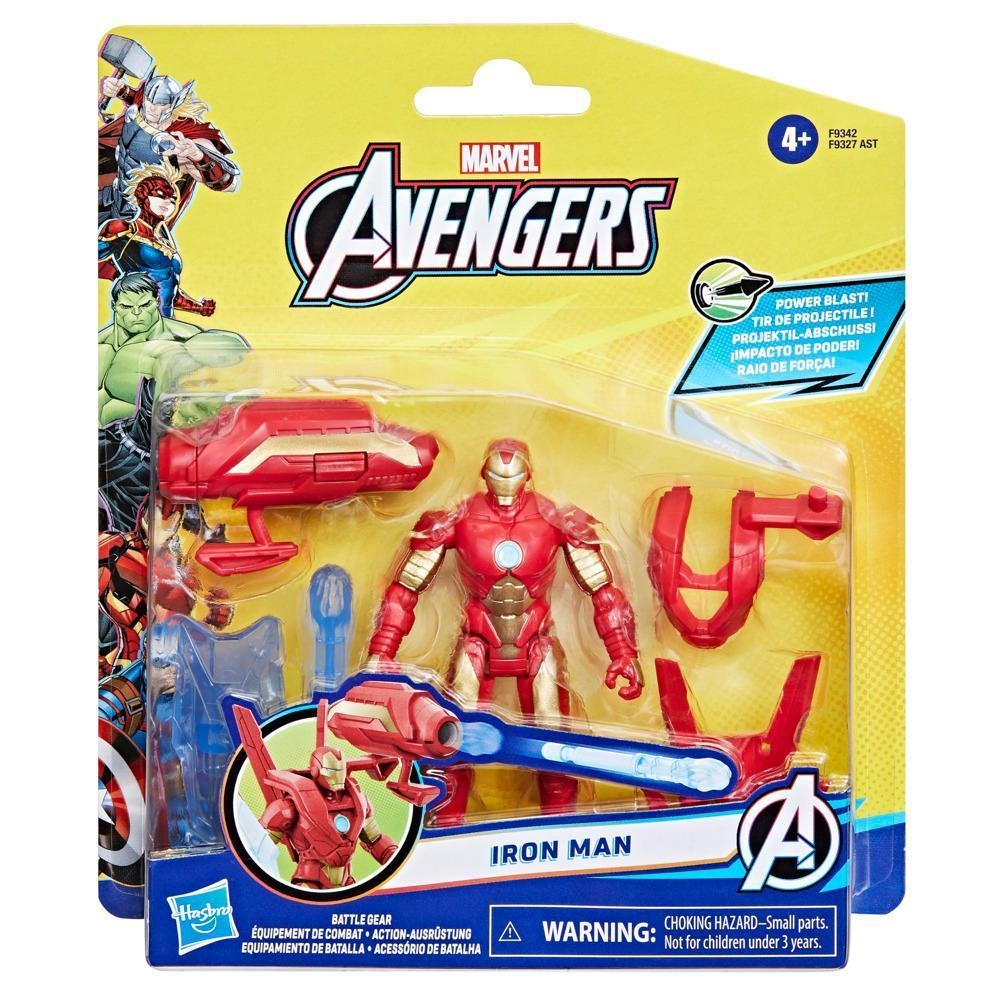 Avengers 4-Inch Iron Man Battle Gear Figure