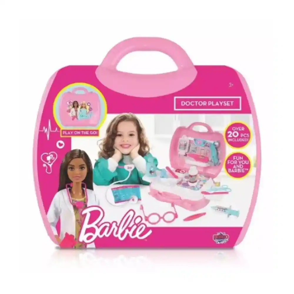 Barbie Doctor Playset, 20 Piece Playset