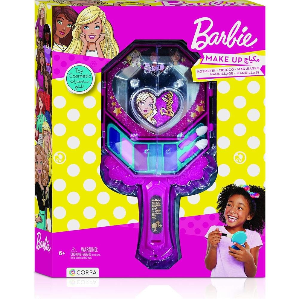 Barbie Hand Mirror and Cosmetics