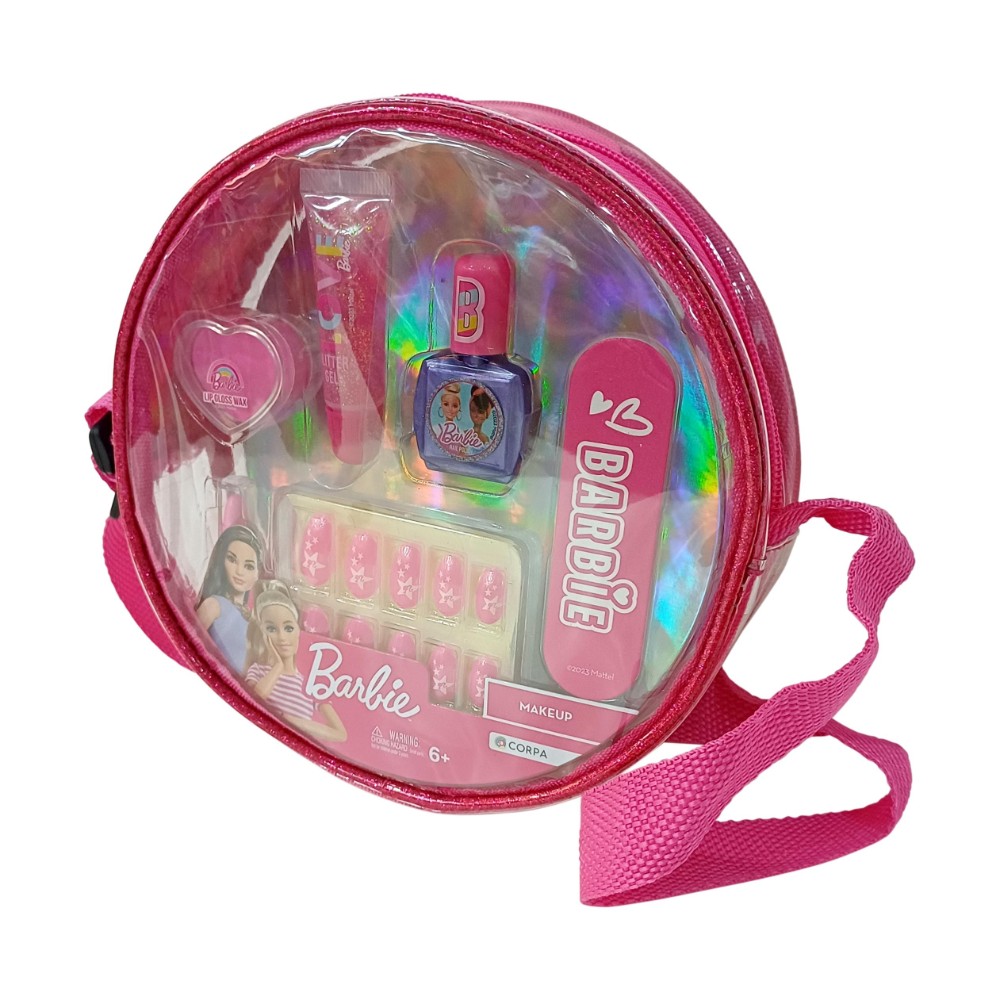 Barbie Makeup Set Pvc Handbag