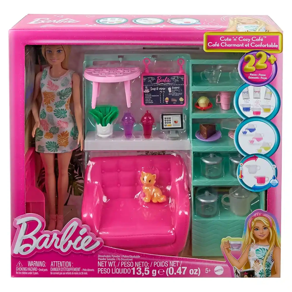 Barbie Self-care Tea Shop Playset