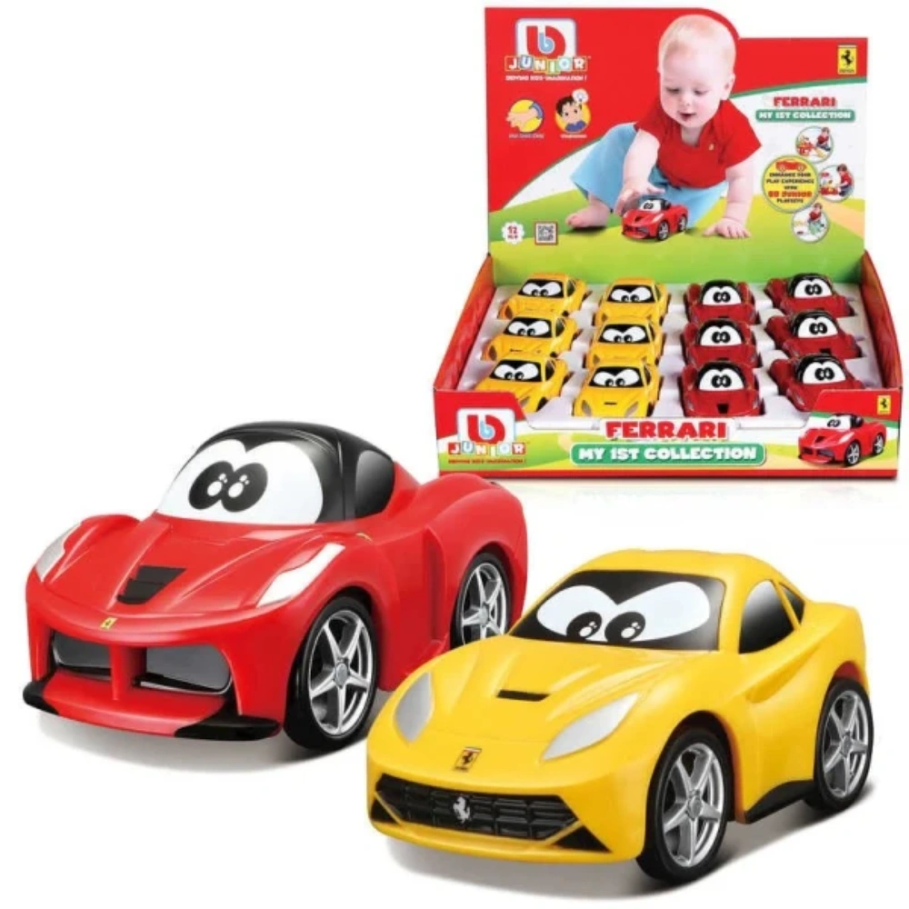 BB Junior Junior Plastic car FERRARI (Single Piece, 2 colors)