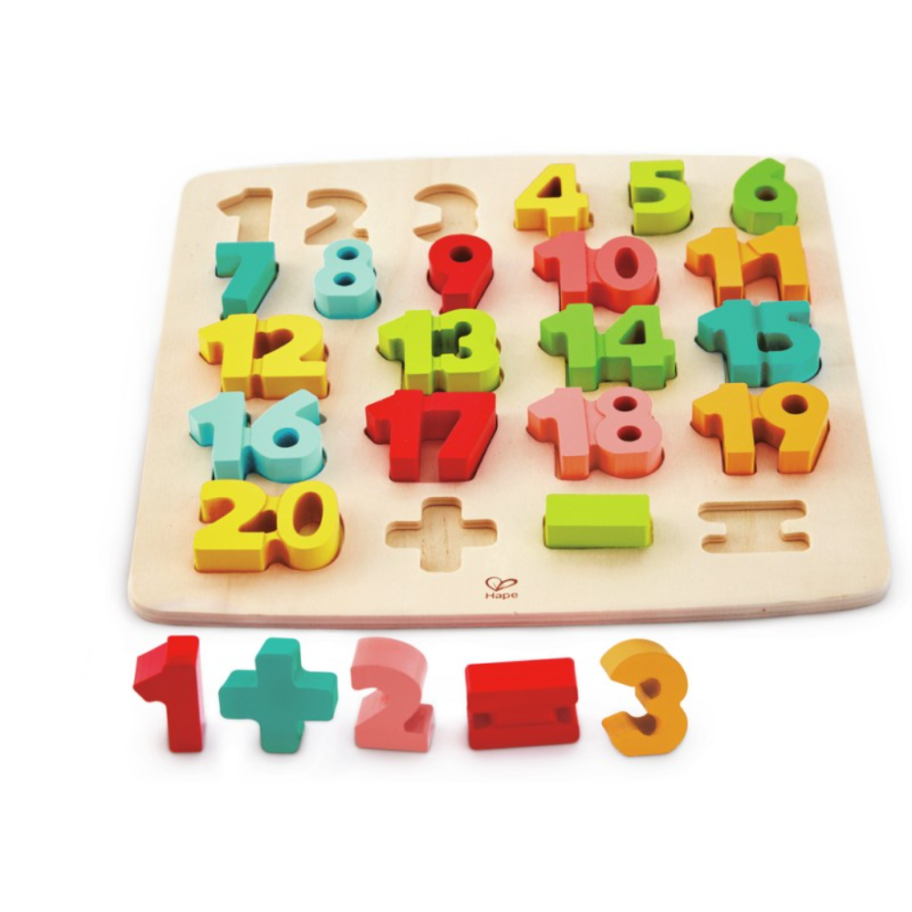 HAPE CHUNKY NUMBER MATH PUZZLE