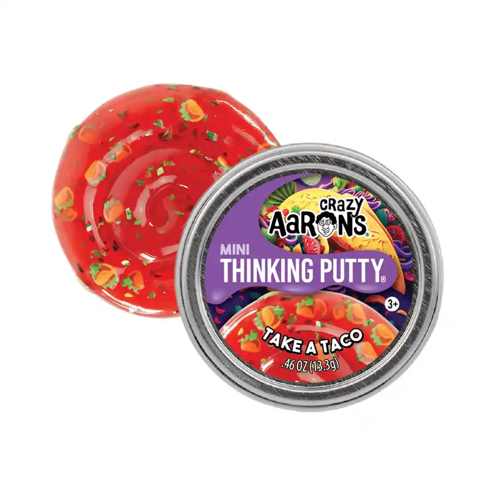 Crazy Aaron’s Make a Taco Mini Tin Thinking Foam Stretch